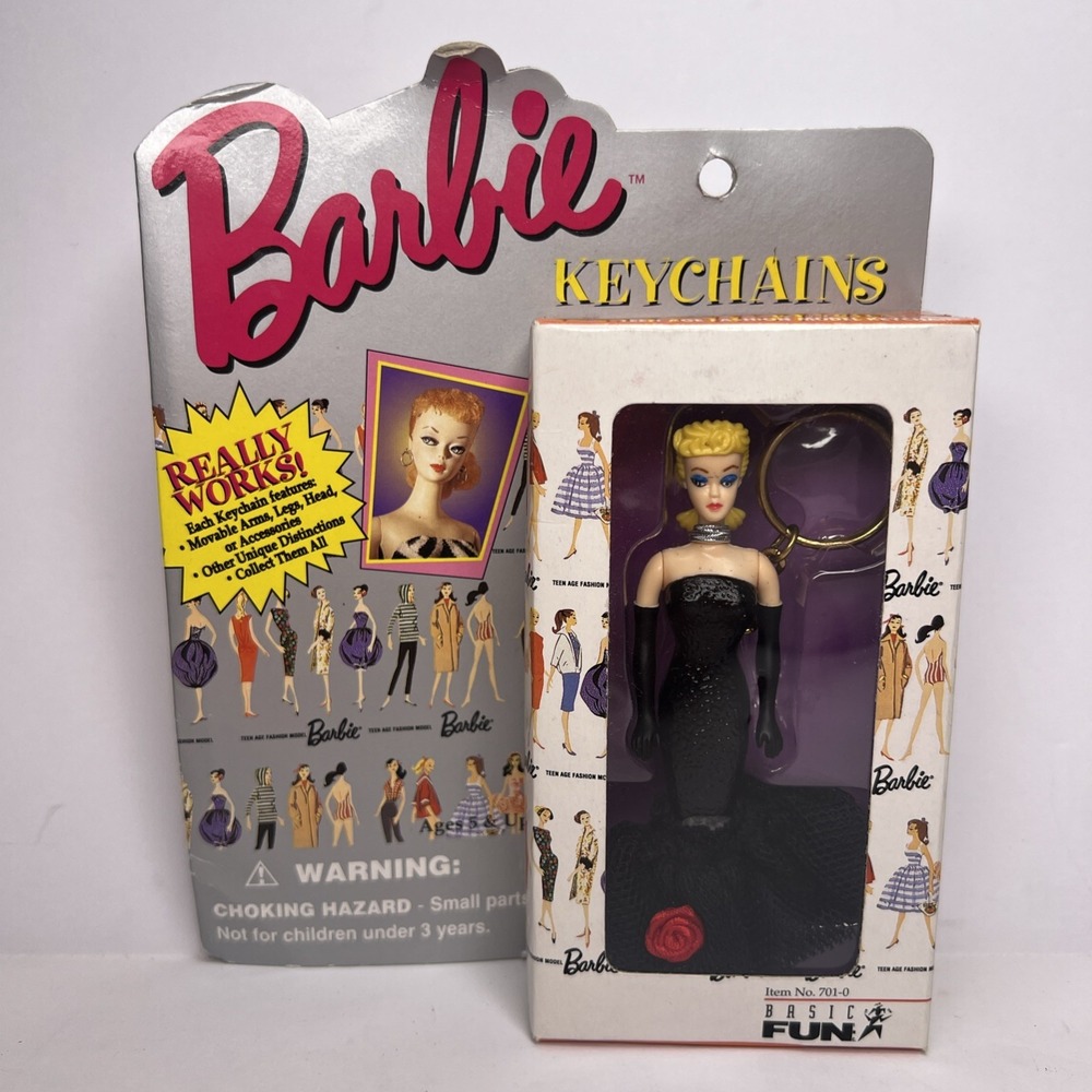 1995 Barbie Solo in the Spotlight Keychain Basic Fun #701-0 Vintage Sealed